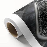 Art deco poster of the Vatican scenery in muted earth tones on rolled canvas, ideal for nursery wall art.