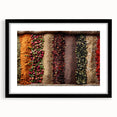 Extra large abstract art print of Dubai skyline in vibrant, colorful hues on textured canvas, ideal for living room decor.
