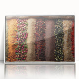 Art deco style depiction of Dubai skyline in muted gold and white tones on a framed acrylic.