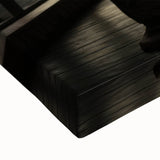 Large art of a black and white landscape painting of Fiji on stretched canvas, suitable for bedroom wall decor.