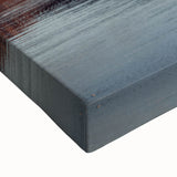 Large art of Auckland, New Zealand in black and white on stretched canvas, suitable for bedroom wall decor.