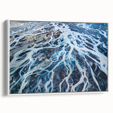 Vintage poster art of Canterbury, New Zealand on a framed canvas, featuring a black and colorful palette.