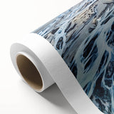 Art deco poster depicting New Zealand Canterbury landscape in soft pastel shades on rolled canvas.