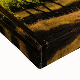 Large art of an Argentine landscape in black and white on stretched canvas, suitable for bedroom wall decor.