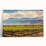 Black and white stretched canvas of an Argentine landscape, ideal for kitchen wall art or bedroom ambiance.
