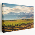Large stretched canvas depicting a vibrant, detailed scene of the Argentine landscape, ideal for kitchen wall art.