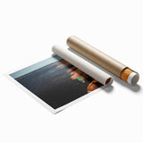 Extra large rolled print of a vibrant, floral Brazilian scenery, ideal for classy bathroom wall art.