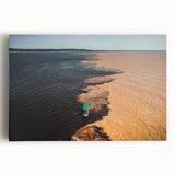 Black and white photograph of Rio de Janeiro skyline on large stretched canvas, ideal for kitchen wall art.