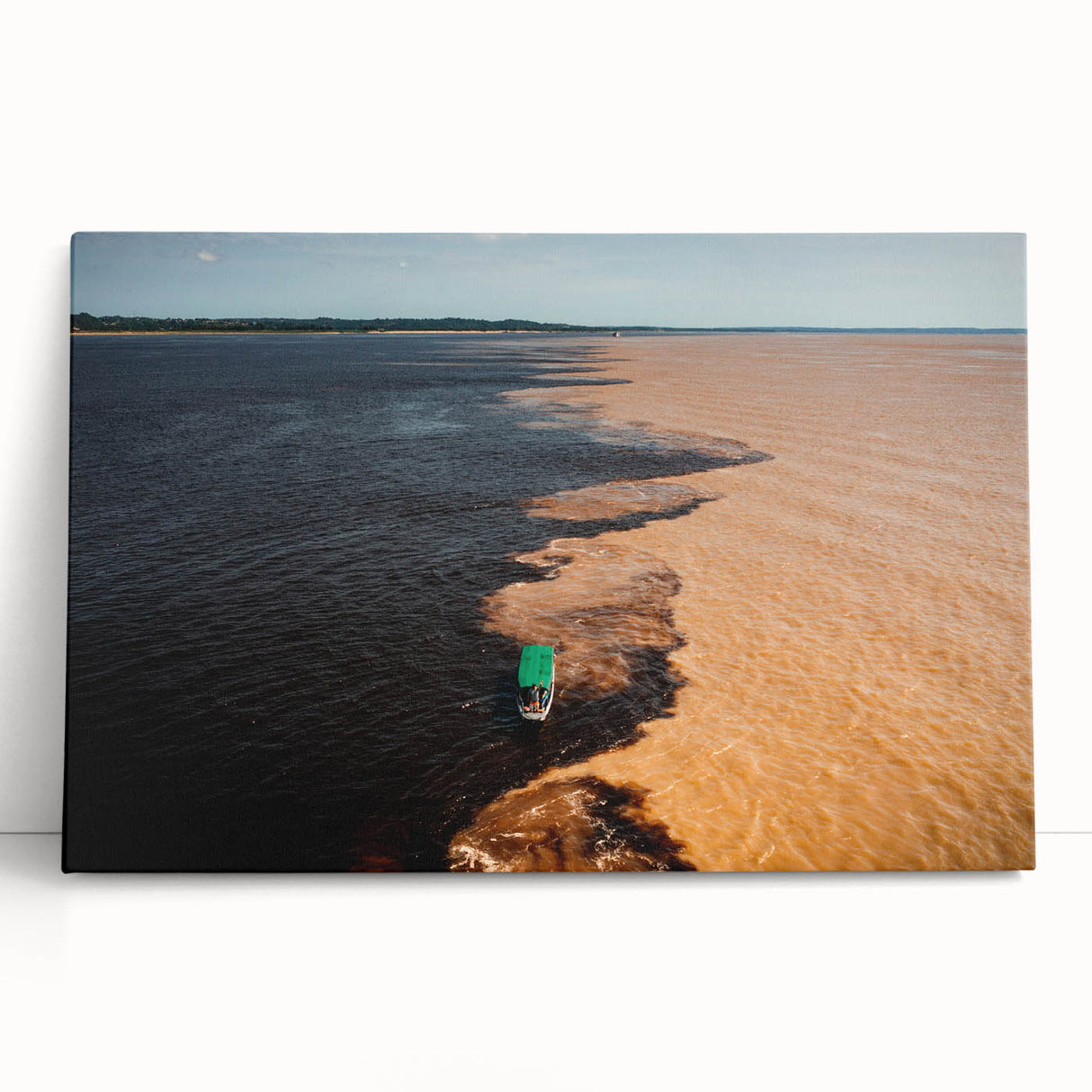 Black and white photograph of a Brazilian landscape on stretched canvas, ideal for kitchen wall art or bedroom decor.