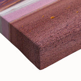 Large art of a black and white landscape painting of Chilean scenery on stretched canvas, ideal for bedroom wall decor.