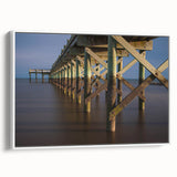 Vintage poster art of a colorful Connecticut scenery on a large framed canvas, ideal for living room wall decor.