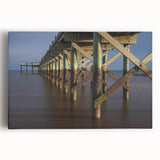 Black and white photograph of Connecticut scenery on large stretched canvas, ideal for kitchen wall art.