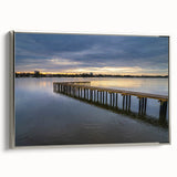 Landscape art painting of Daytona with colorful vintage cars and buildings on a framed canvas, ideal for living room decor.