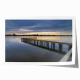 Extra large rolled print of Daytona scenery with vibrant floral elements, ideal for art wall dining room.