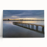 Black and white stretched canvas of Daytona scenery, ideal for kitchen wall art or bedroom ambiance.