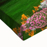 Black and white landscape painting of Maine scenery on large stretched canvas, ideal for bedroom decor.