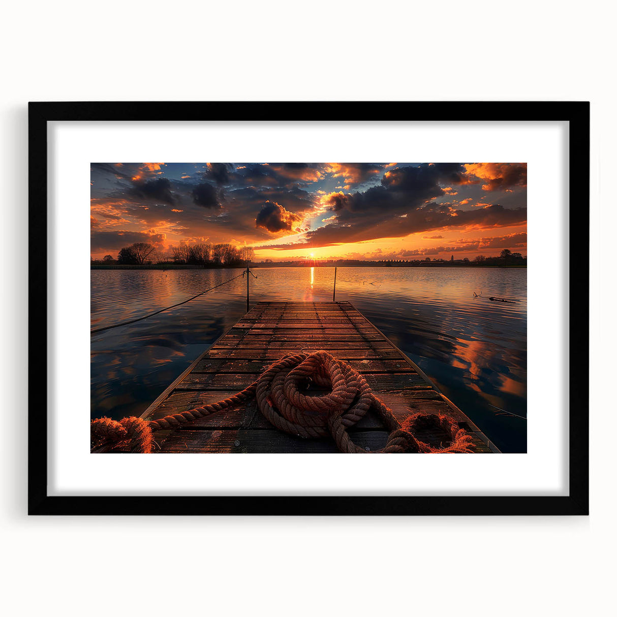 Abstract art print of Charlotte skyline with vibrant, textured colors on a large framed canvas, ideal for living room decor.