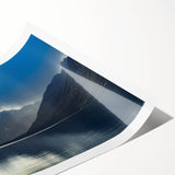 Extra large rolled print featuring line art flowers with muted earth tones, ideal for large living room wall art.