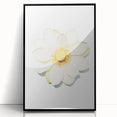 Large abstract wall art featuring spring-themed colors on acrylic, framed in black, ideal for modern art wall decor.