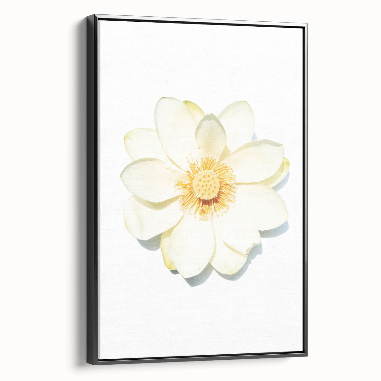 Black and white vintage poster art of a spring landscape on framed canvas, suitable for bedroom decor.