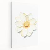 Spring-themed stretched canvas showing blooming trees in pastel colors, ideal for kitchen wall art.