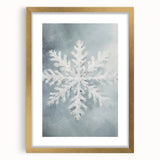 Extra large abstract art print with textured design in cool gray tones, framed in gold, perfect for living room decor.