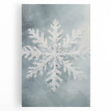 Winter scene in black and white on large stretched canvas, ideal for kitchen wall art.