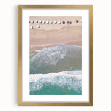 Extra large abstract art print featuring textured swirls in gold and white hues on a canvas, ideal for living room decor.