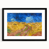 Extra large framed abstract art print featuring a colorful, textured depiction of swirling patterns.