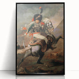 Romanticism Art: The Charging Chasseur - Famous Romantic Era Painting