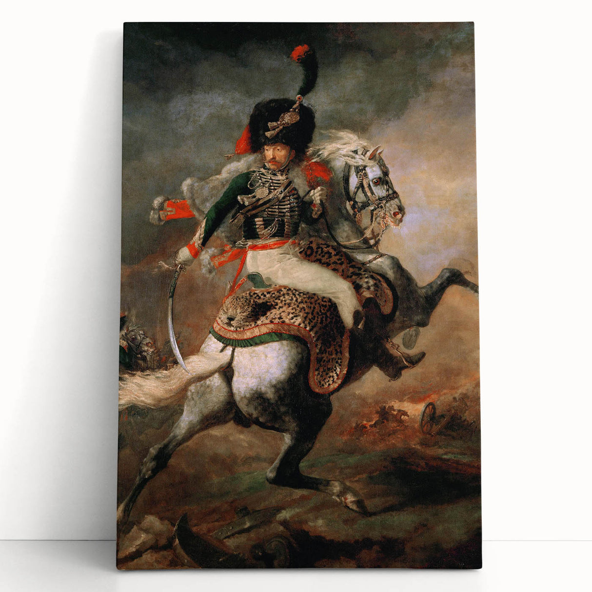 Romanticism Art: The Charging Chasseur - Famous Romantic Era Painting