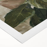 Abstract figurative rolled canvas art showcasing vibrant colors and intricate shapes, packaged securely in a protective cardboard tube for safe shipping and display.