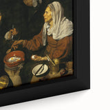 Baroque Kitchen Scene Wall Art – Classic Period Masterpiece