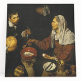 Baroque Kitchen Scene Wall Art – Classic Period Masterpiece