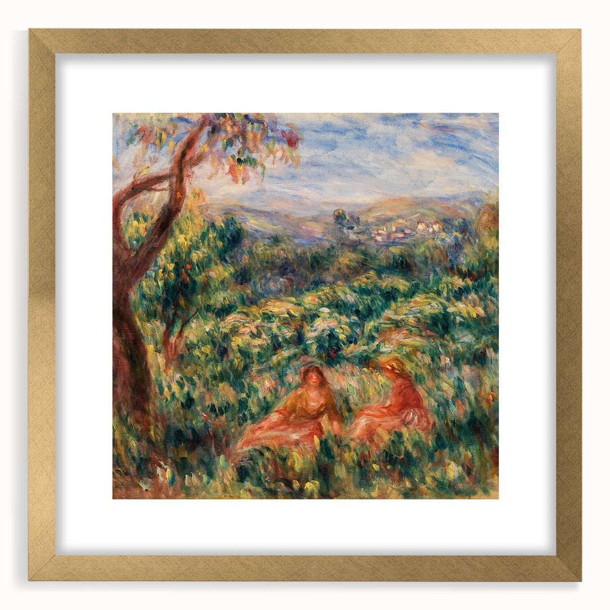 Impressionist Landscape Wall Art - Renoir's Scenic Countryside Print