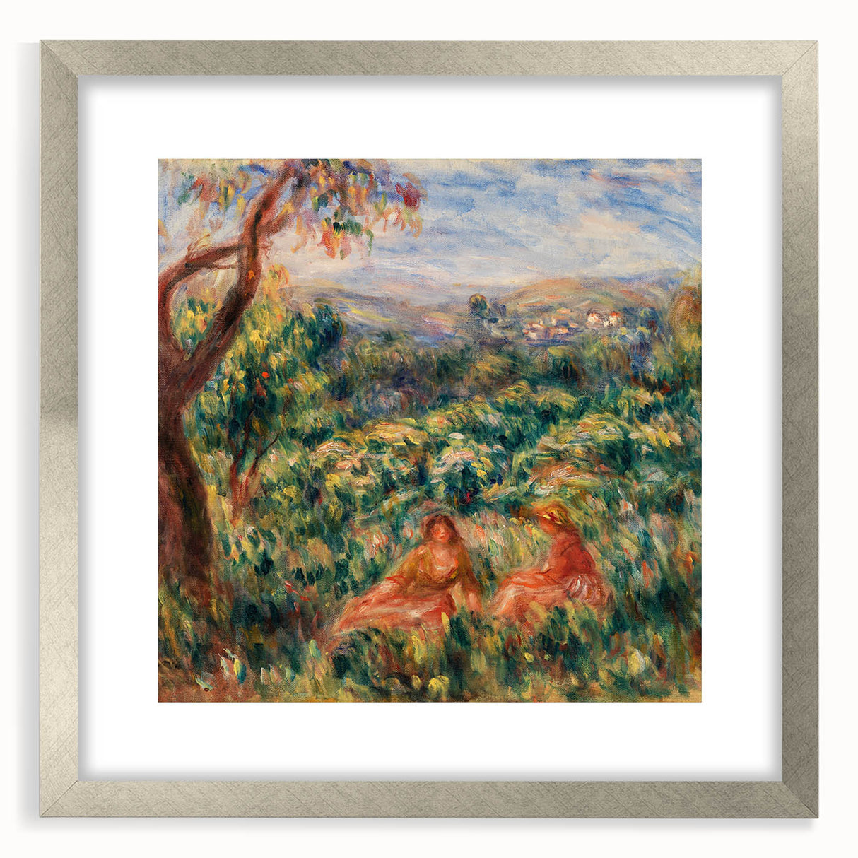 Impressionist Landscape Wall Art - Renoir's Scenic Countryside Print