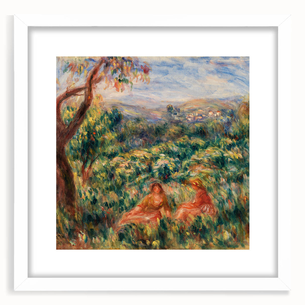 Impressionist Landscape Wall Art - Renoir's Scenic Countryside Print