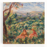 Impressionist Landscape Wall Art - Renoir's Scenic Countryside Print