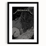Metallica Skeleton Angel Poster - Retro Metal Wall Art