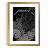 Metallica Skeleton Angel Poster - Retro Metal Wall Art