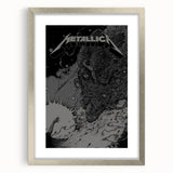 Metallica Skeleton Angel Poster - Retro Metal Wall Art