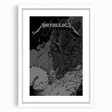 Metallica Skeleton Angel Poster - Retro Metal Wall Art