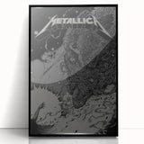 Metallica Skeleton Angel Poster - Retro Metal Wall Art