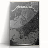 Metallica Skeleton Angel Poster - Retro Metal Wall Art