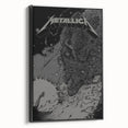 Metallica Skeleton Angel Poster - Retro Metal Wall Art