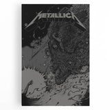 Metallica Skeleton Angel Poster - Retro Metal Wall Art