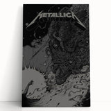 Metallica Skeleton Angel Poster - Retro Metal Wall Art