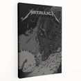 Metallica Skeleton Angel Poster - Retro Metal Wall Art