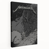 Metallica Skeleton Angel Poster - Retro Metal Wall Art