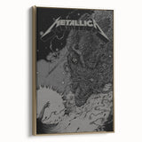 Metallica Skeleton Angel Poster - Retro Metal Wall Art